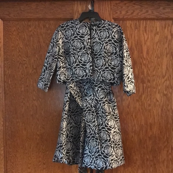 Natori Rose Jacquard Jacket Cropped 3/4 Sleeve M and L NWT - Picture 9 of 9